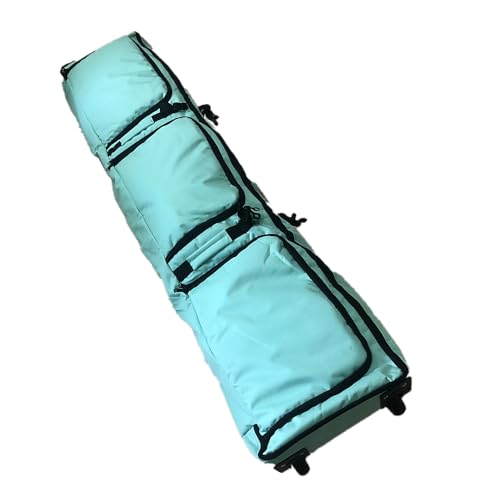 UNISTRENGH Snowboard Bag with Wheels Waterproof Ski Roller Travel Bag Wheelie Skiing Transport Bag (Lake blue-160cm)