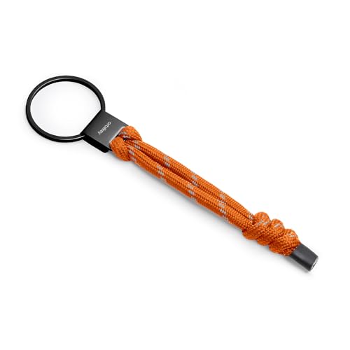Image of orbitkey Urban Loop Keychain - Paracord Wrist Lanyard with Stainless Steel Quick-Release Lock