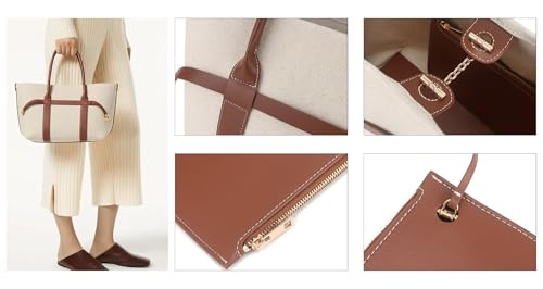 Stylish Lightweight Casual Commuter Tote bag for Women, Teacher Organizer Laptop for Travel Work commute Business3