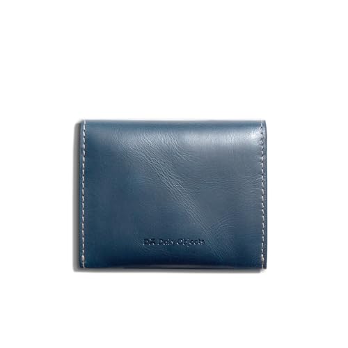 Image of DailyObjects Deep Navy Fliptop Leather Cash & Card Wallet