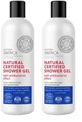 NATURA SIBERICA GEL CORPORAL ANTIBACTERIANO 400ML (Paquete de 2)