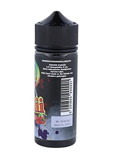 Lädla Juice Volle Fresse Himbeerlolli Longfill Shake-and-Vape e-Liquid, 0.0 mg Nikotin, 20 ml (1er Pack) – Bild 3