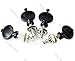 SimpleLif 4 Pieces Ukulele Strings Tuning Pegs Pin Machines Tuners Friction Ukelele New