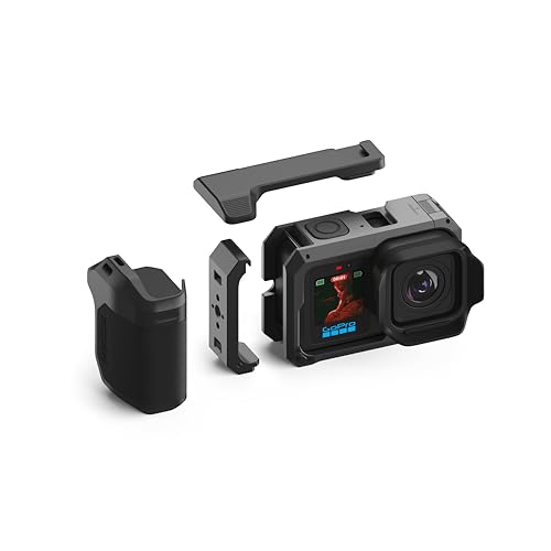 Image of GoPro Mission 1 PRO Grip Edition - Includes Mission 1 PRO Camera, Point-and-Shoot Grip, One Enduro 2 Rechargeable Battery, Removeable Lens Hood, Carrying Case
