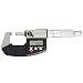 MeterTo Digital Outside Micrometer Gauge, ORIGIN, MM/INCH, HOLD/DATA, ABS, Range: 0-25mm, Resolution: 0.001mm