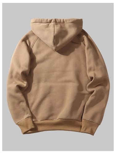 Verdusa Men's Letter Graphic Drawstring Hoodie Sweatshirt Streetwear Long Sleeve Pullover Tops with Pocket2