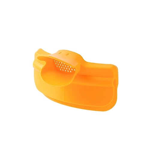 Leheybia 1pcs Duckbill Diversion Mouth Funnel,Kitchen Pour Soup Strainer Deflector Tool, Duckbill Diversion Mouth Pots Round Edge Deflector for Kitchen Pots Gadget