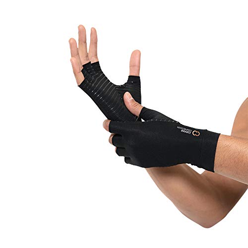 Copper Compression Arthritis Gloves - Best Copper Infused Fingerless Glove for Carpal Tunnel, RSI, Rheumatoid… - Image 5