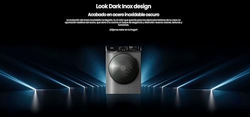 Lavaseca Carga Frontal INFINITON WSD-K0A7D5DK, 10 kg Lavado, 7 kg Secado, 14 Programas, 1500 RPM, 80 dB, Inicio Diferido, A/D, Dark Inox - imagen 3