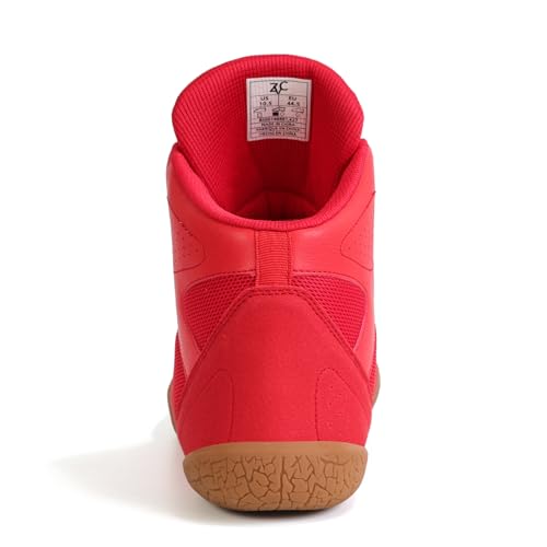 Image of ZVC Wrestling Shoes Men Boxing Shoes for Fighting Shoes Powerlifting Bodybuilding Boots Footwear