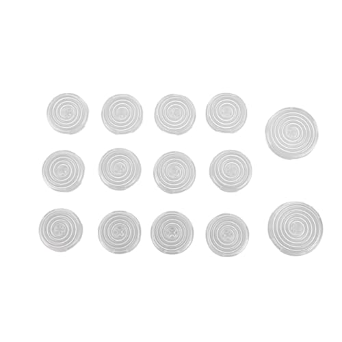 Cappucci per Pulsanti, 14 Pezzi Cappucci per Pulsanti di Ricambio per Kailh per Cherry per TTC per Akko per Glorious, Accessori per Pulsanti, Diametro 22,5 Mm/28,5 Mm (Bianco