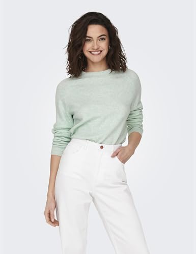 Only Maglione Donna 15204279, Verde Mist Green, Xs - 2