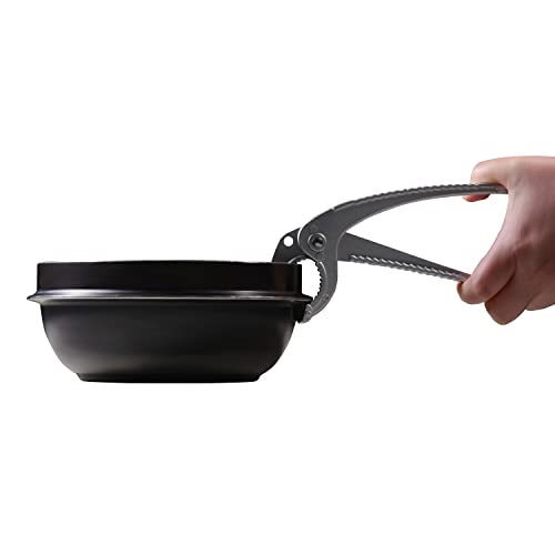 Sejong Cook Aluminum Tongs. Holder for Korean Stone Ceramic Bibimbap Bowl, Dolsot, Ddukbaegi,...