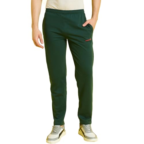 Image of bearbrother Men's Regular Fit Solid Trackpants
