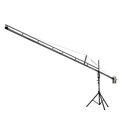 Grue pour caméra PROAIM de 18 Pieds avec Support pour cardans, tête panoramique et tête Fluide. pour caméras vidéo DSLR jusqu'à 8 kg (P-18-JS)
