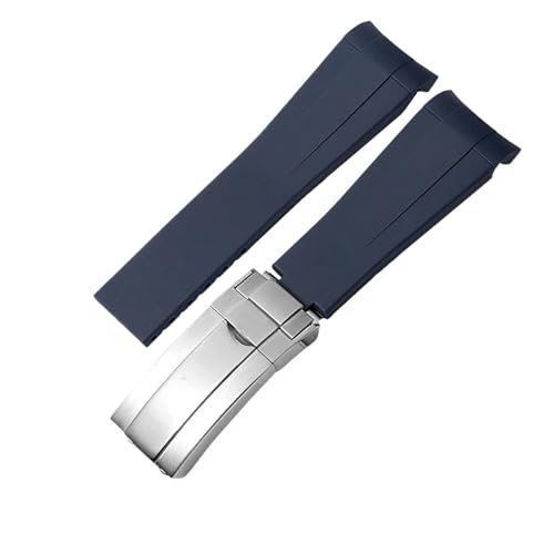 [^ubg] 20mm 21mm o[EHb`oh bNX Tu}[i fCgi GMT bg}X^[ VRXgbv ubNEHb`oh uXbgΉ(Blue silver clasp,20mm)