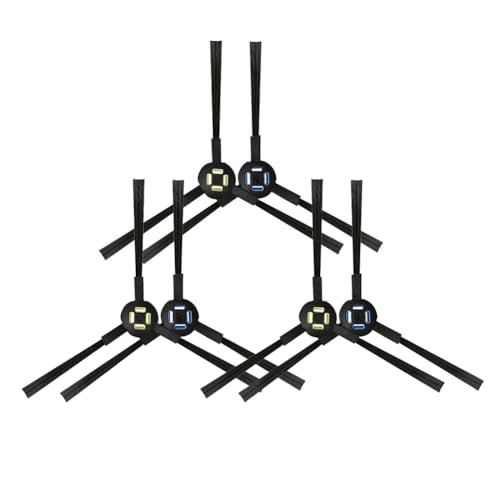 Lot de 6 brosses latérales compatibles avec les balais d'aspirateur ZACO A10