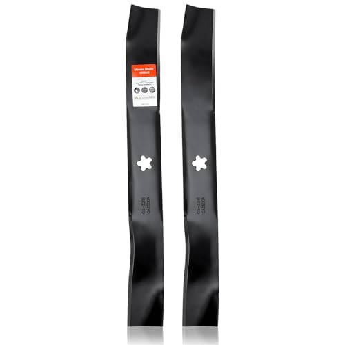 Hipa 2-Pack 134149 Mulching Blades 5-Point Star Set for Craftsman Husqvarna 42 inch Deck Lawn Tractor Riding Mower LT2000 LT1000 Mower Blades Repalce for 532134149 422719 42 Inch Blades