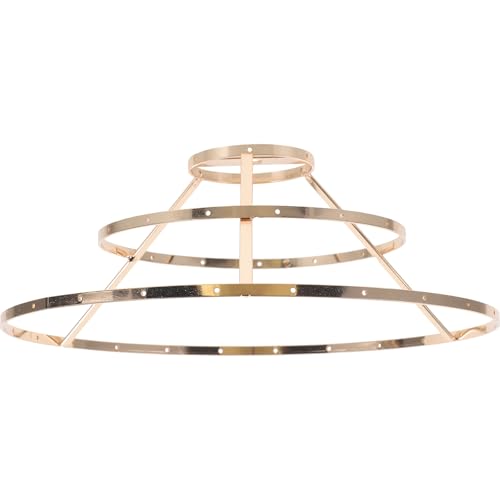Support de lampe robuste à 3 niveaux avec structure en fer résistant pour suspension