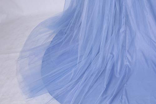 Women Wedding Long Maxi Tulle Skirt Floor Length with Long Train Bridal Overskirt4