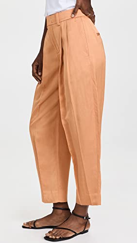 Vince Women's Pleat Front Tapered Pants4