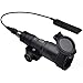 LEESEN Protective Cover Special Shade IR Filter Lampshade,Flashlight Lens Protective Cover for Streamlight,Surefire Flashlights,M300/M600 Series Tactical Flashlight, Black