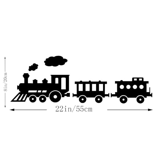 Vinilo decorativo adhesivo tren para habitación infantil miniatura 4