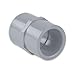 1-1/2" Light Gray Schedule 80 CPVC Socket Straight Coupling Fittings
