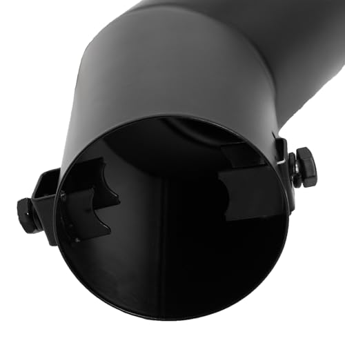 Image of Car Stainless Steel Exhaust Tips Fit 1.5 to 2 Inch Car Exhaust Pipe Modification Tail Throat Tail Pipe Steel Exhaust Tips Tailpipe Black