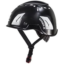 Casco Tipo 1 Para Trabajo En Alturas Irudek Casco para Trabajo en Altura EN397 OREKA, Adultos Unisex, Negro, Talla única
