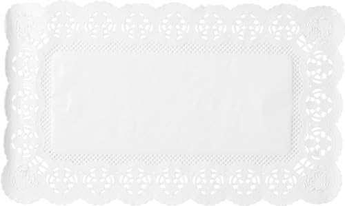 Demmler Tortenspitzen - Rechteckig - Tortendekoration - Tortenunterlage - 30 x 25 cm - 100 Stück - Made in Germany