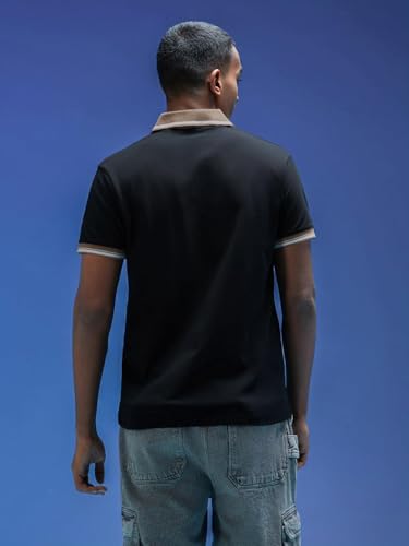 Image of Veirdo Pack of 2 Pure 100% Cotton Regular Fit Classic Polo Collar T-Shirts for Men & Boys