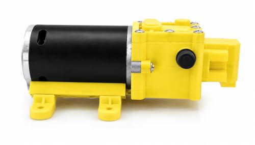 Image of High Pressure Diaphragm Pump Double Motor 12V DC Electric Battery Operated Sprayer Water Pump Motor for Agriculture Farm Fogger Misting Spray Car Bike Wash Sanitizing Gardening 500 PSI