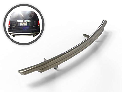 VANGUARD VGRBG-1018-1122SS Stainless Steel Double Layer Rear Bumper Guard | Compatible with 09-15 Honda Pilot