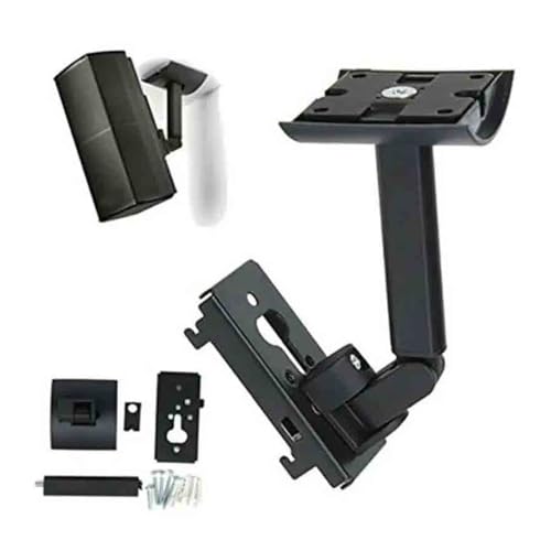 Support de projecteur mural et de haut-parleur de plafond noir durable