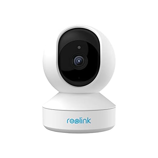 Reolink Cámara IP WiFi, 4MP Cámara Vigilancia Giratorio Inclinación 2.4GHz/5GHz WiFi Visión Nocturna Audio de 2 Vias Detección de Movimiento Hogar Seguridad con App para iOS y Android, E1 Pro