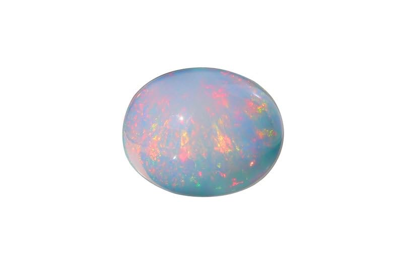 Cabochon d'opale éthiopienne AAA 11mm gemme naturelle multi feu pour haute joaillerie