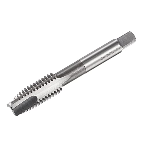 Taraud à pointe hélicoïdale 1/2-13 UNC en acier HSS de tolérance H2 pour atelier