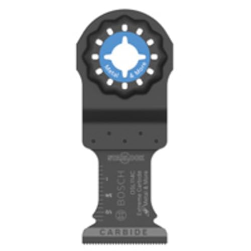 Image of BOSCH 1-1 /4 Inch OSL114C Starlock Carbide Plunge Cut Blade - Professional Oscillating Multi-Tool Accessory with 3D Fit Interface, 30X Longer Life, Compatible with OIS Tools