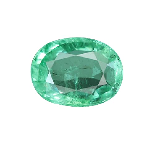 6.50 Carat Positive Vibration Green Emerald Panna Colombia Certified by Lab