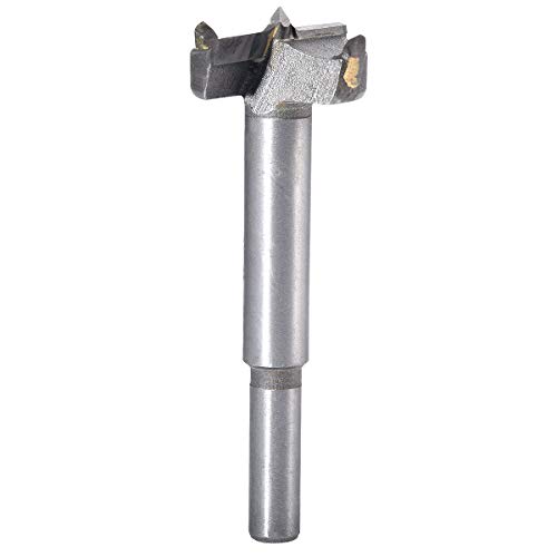 KATUR 28mm Forstner-Bohrer, Bohrer für Holzbearbeitung, Lochsäge für Scharniere, Bohrer für Holzbohrer, Hartmetallspitze, Rundschaftfräsen für Scharniere, Sperrholz, MDF, CNC-Werkzeug (28mm)