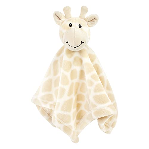 Image of Hudson Baby Unisex Baby Animal Face Security Blanket, Safari Boy, One Size