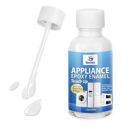 Appliance Paint White Appliance Touch Up Paint Enamel High-Gloss Acrylic White Touch Up Paint Pen...