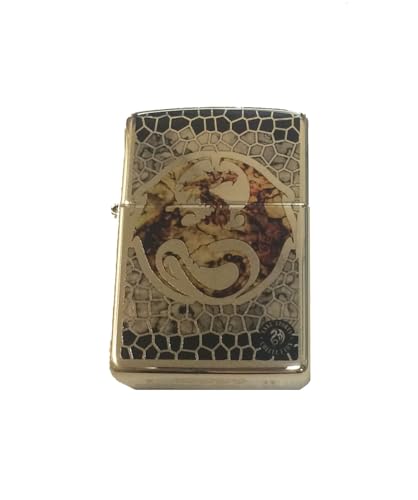 Encendedor Zippo Classic en latón pulido dorado miniatura 5