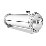JHXHFJXZ Filtro de Agua Acero Inoxidable 304 PVDF, purificador ultrafiltración, Potable for el hogar, función Lavable con Alta tasa de filtración(600L)