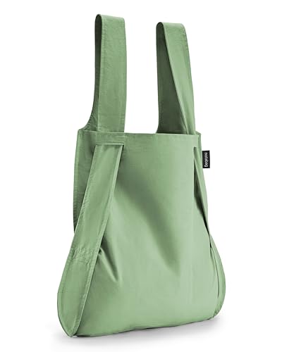 Notabag Original - Wasserabweisende, wiederverwendbare, faltbare Tasche und Rucksack (Olive)