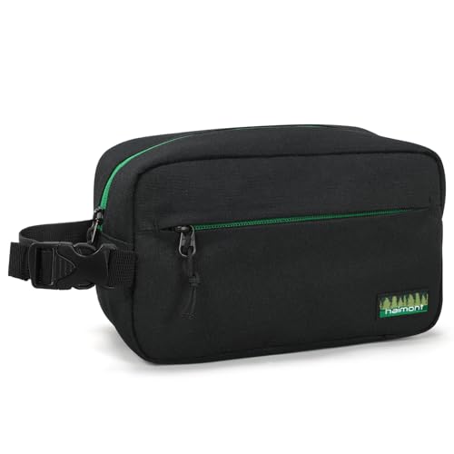 Image of Haimont Freezable Snack Lunch Bag with Buckle Handle, Reusable Freezer Small Cooler, Mini Insulated Bag for Work Travel, Black