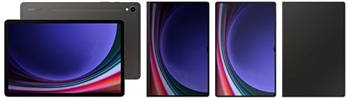 Image of Samsung Galaxy Tab S9 Ultra, RAM 12 GB, ROM 256 GB Expandable, Wi-Fi Tablet, Gray with S9 Ultra Screen Protector, Transparent & S9 Ultra Privacy Screen, Black & S9 Ultra Book Cover Keyboard, Black