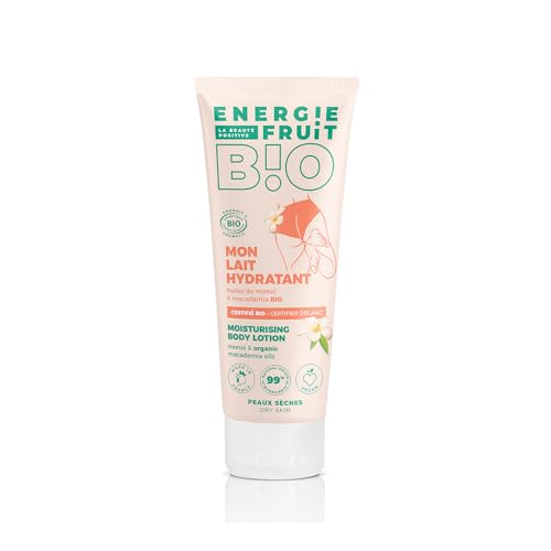 ENERGIE FRUIT | Leche corporal hidratante | Certificación BIO por Ecocert | Monoï y aceite de macadamia | Vegana | 200 ml