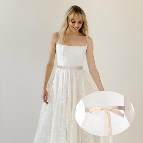 Crystal Wedding Sash Belt with Rhinestone Bridal Belt Handmade Bridesmaid Belts for Dress3